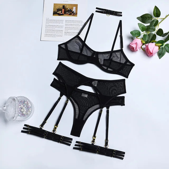 Iris 4-delige lingerieset 