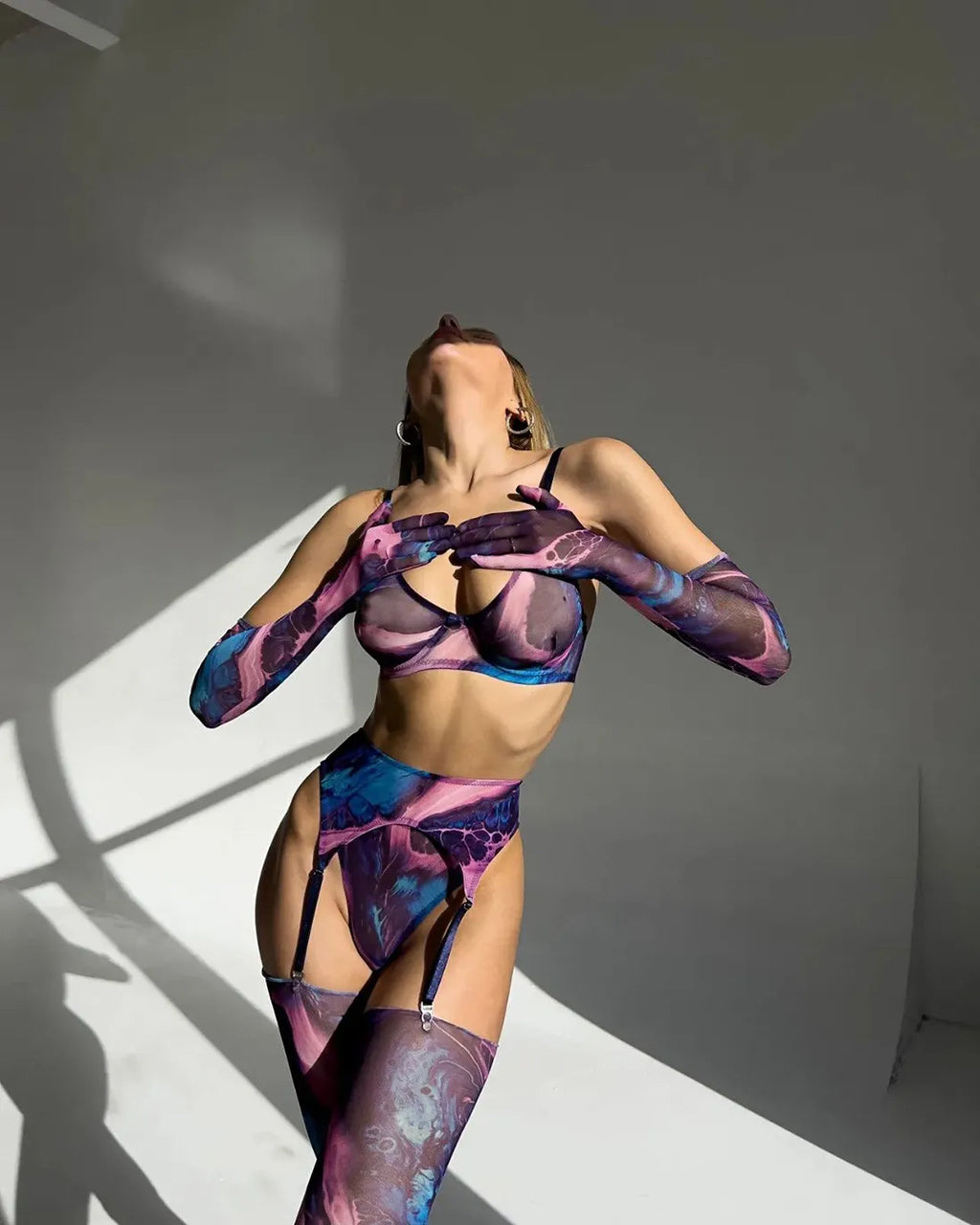 Valérie Tie Dye Lingerie Set