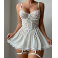 Nova Elegantes Nachthemd mit Blumenmuster