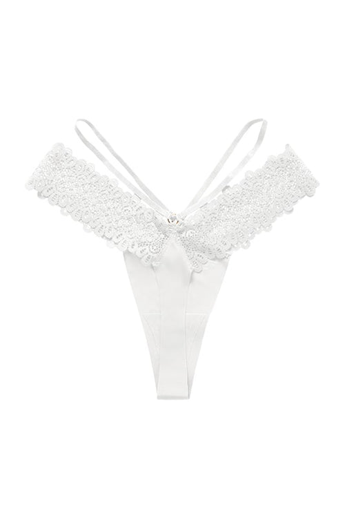 Celeste String mit Kreuzdetail